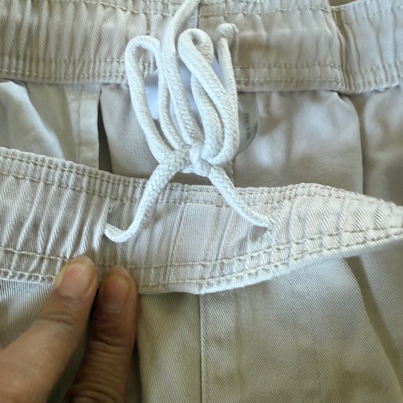Birdwell Beach Britches Mens Pull On Elastic Waist Pants Size Large Beige - Picture 7 of 12